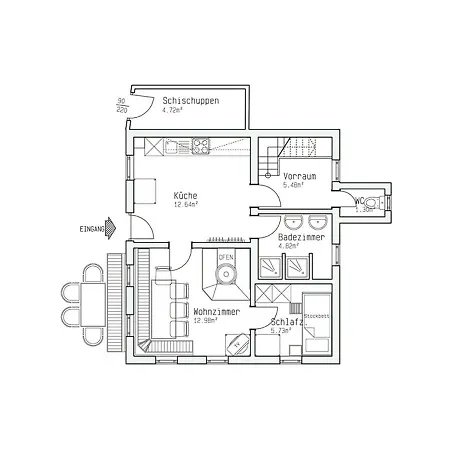 Silbertal - Almhuetten Vakantiehuis *